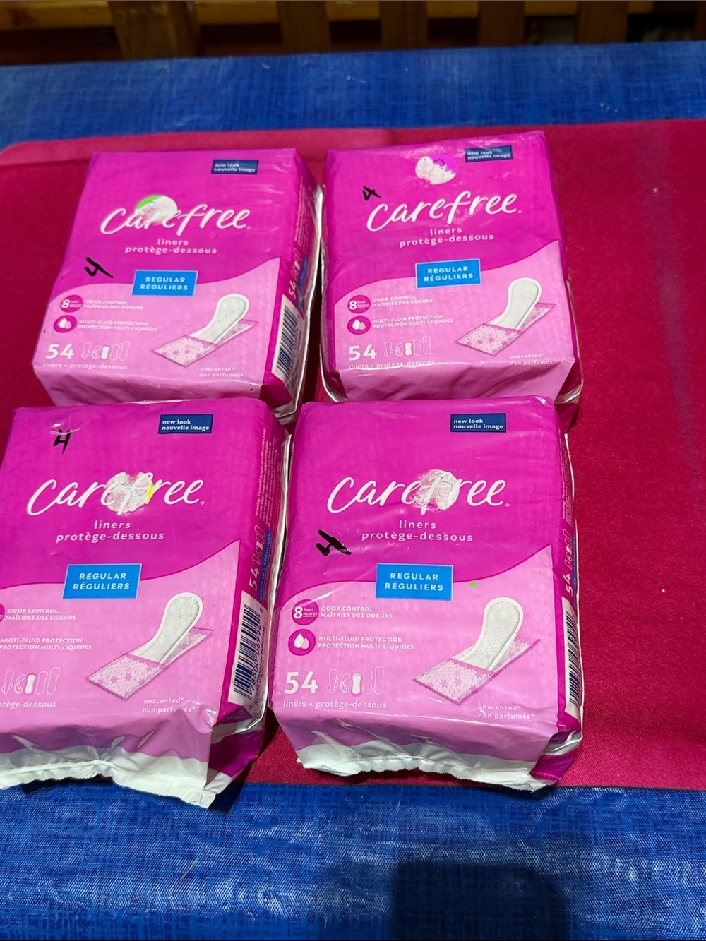 Regular Liners Pack - Pink (54 Count)